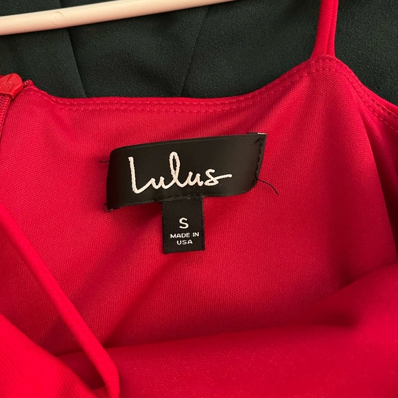 LULU’S BRAND NEW RED DRESS W/TAGS - Picture 5 of 5